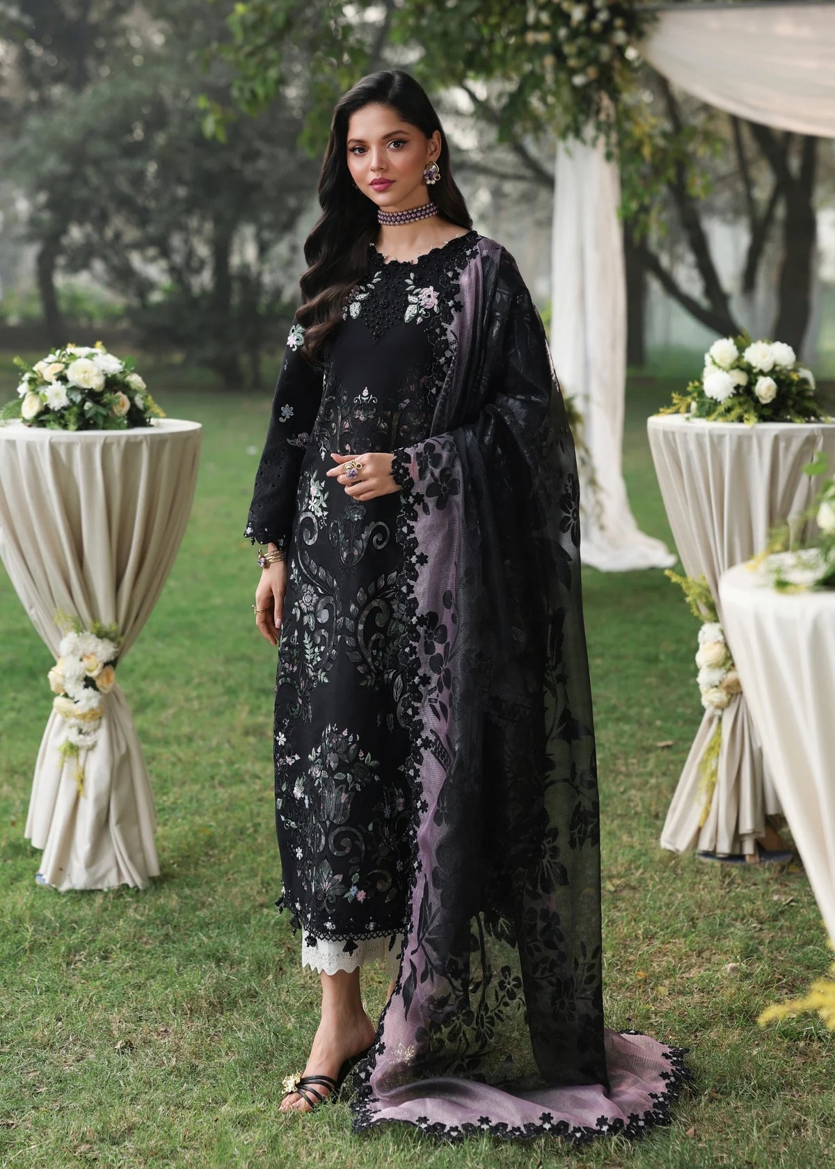 Sardinia | Tales of Petals | MIDNIGHT BLOOM - Designer Dress - Type : Ladies Clothes - Available at Libayah - 100% Original