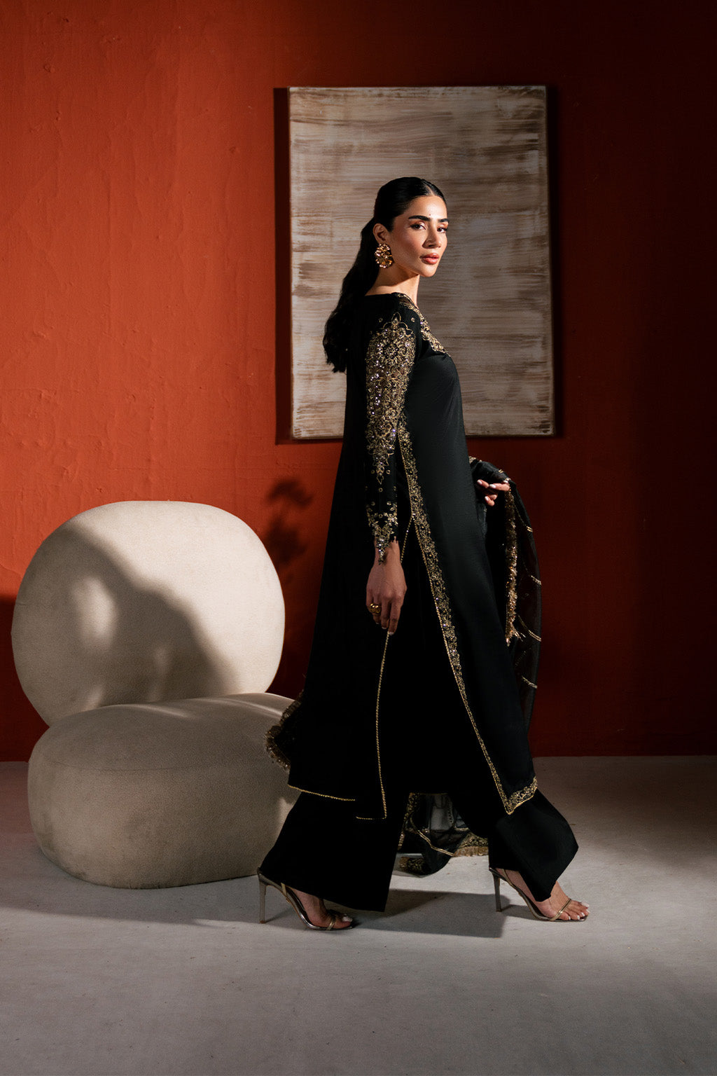 Neeshay | Raw Silk | RTW-RS-03 by Neeshay - Designer Dress  - Type : Ladies Clothes - Available at Libayah - 100% Original 