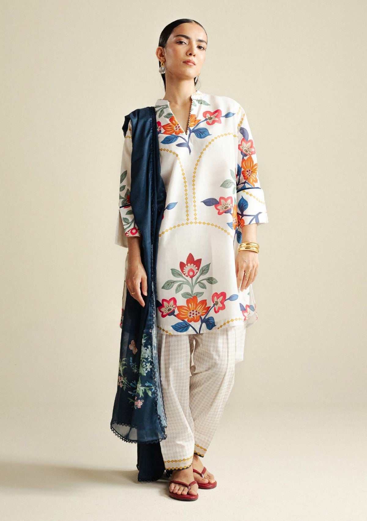 Zara Shahjahan | Coco Prints 25 | Loom-3A by Zara Shahjahan - Designer Dress  - Type : Ladies Clothes - Available at Libayah - 100% Original 