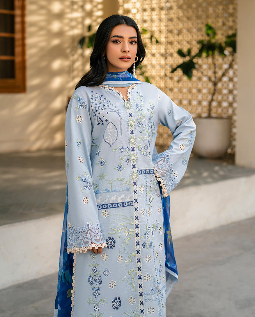Roheenaz | Aashiyana Lawn | Mahnoor by Roheenaz - Designer Dress - Type: Ladies Clothes - Available at Libayah - 100% Original