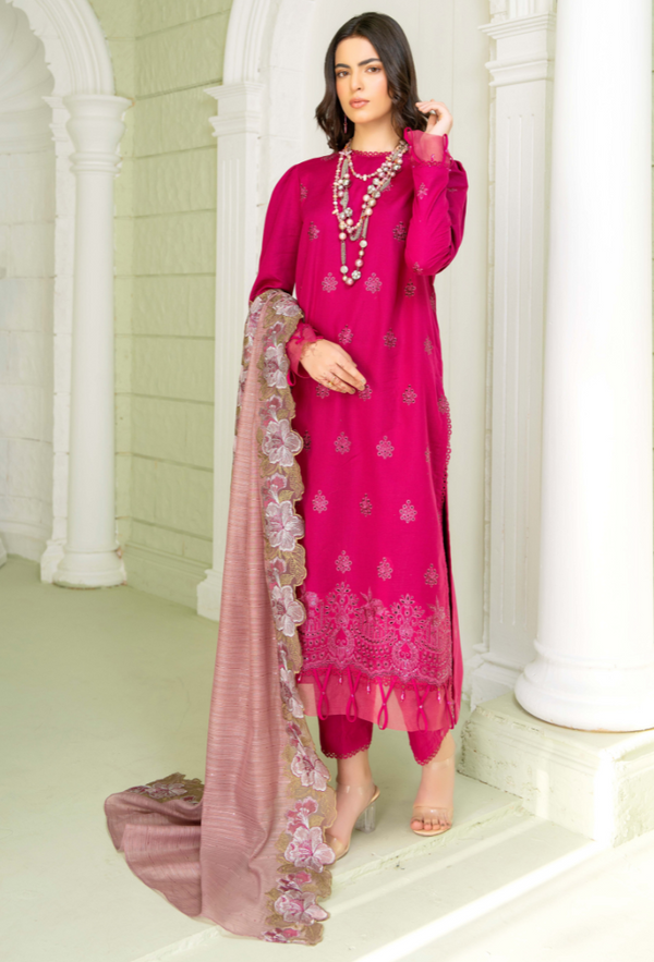 Humdum | Baad e Baharan Lawn | Baad e Baharan - D10 by HumDum - Designer Dress - Type: Ladies Clothes - Available at Libayah - 100% Original