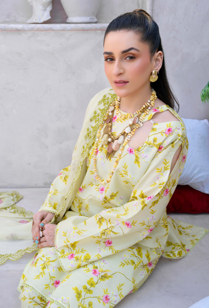 Humdum | Gardenia Lawn 24 | PLG 3 - D07 by HumDum - Designer Dress - Type: Ladies Clothes - Available at Libayah - 100% Original