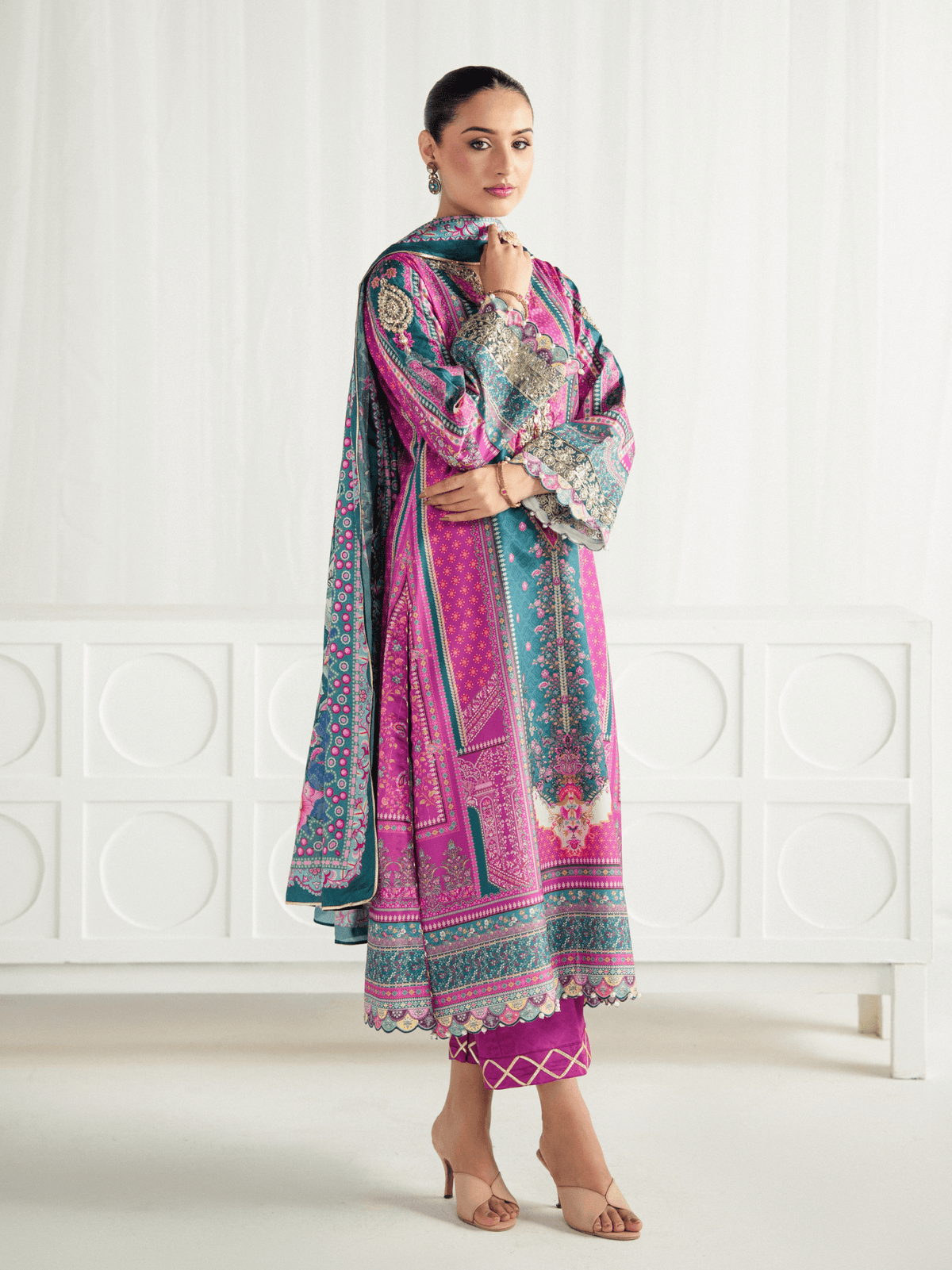 Gulaal | Aira Printed Silk | Zeal by Gulaal - Designer Dress  - Type : Ladies Clothes - Available at Libayah - 100% Original 