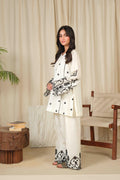 Noor by Saadia Asad | Noor Pret 25 | D2 - Monochrome Flair by Noor by Saadia Asad - Designer Dress  - Type : Ladies Clothes - Available at Libayah - 100% Original 