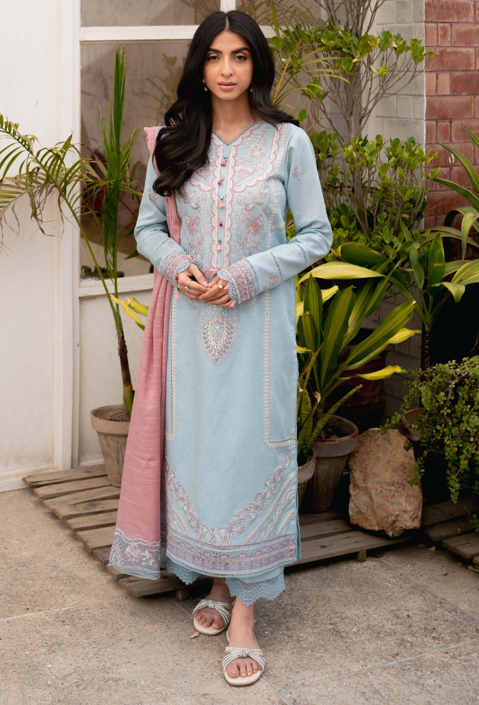 Humdum | Mirha Lawn 25 | Mirha - D07 by Humdum - Designer Dress - Type: Ladies Clothes - Available at Libayah - 100% Original