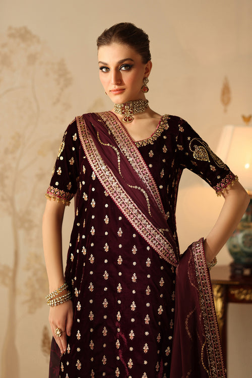 Baroque | Velvet 25 | UF-4313 by Baroque - Designer Dress  - Type : Ladies Clothes - Available at Libayah - 100% Original 