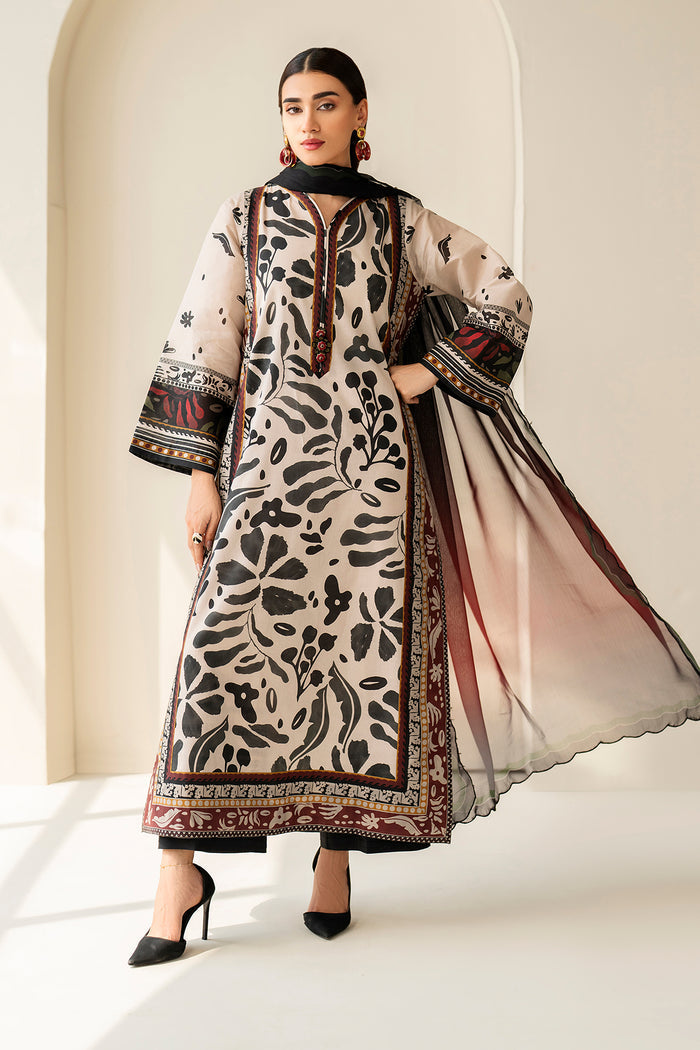 Baroque | Luxury Pret Summer | UF-4199 - Designer Dress - Type : Ladies Clothes - Available at Libayah - 100% Original