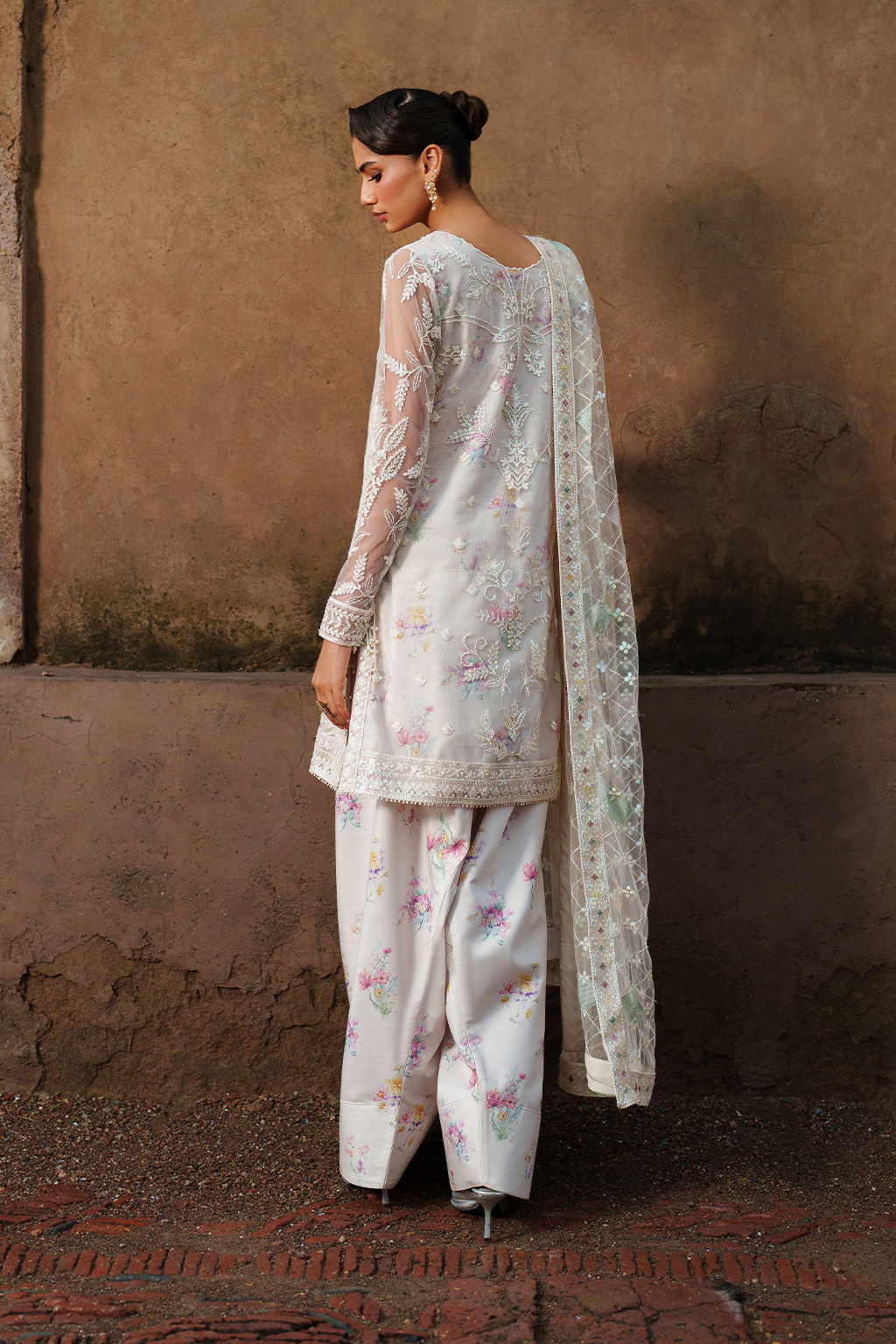 Iznik | Festive Formal | UE-534 Embroidered Net by Iznik - Designer Dress  - Type : Ladies Clothes - Available at Libayah - 100% Original 
