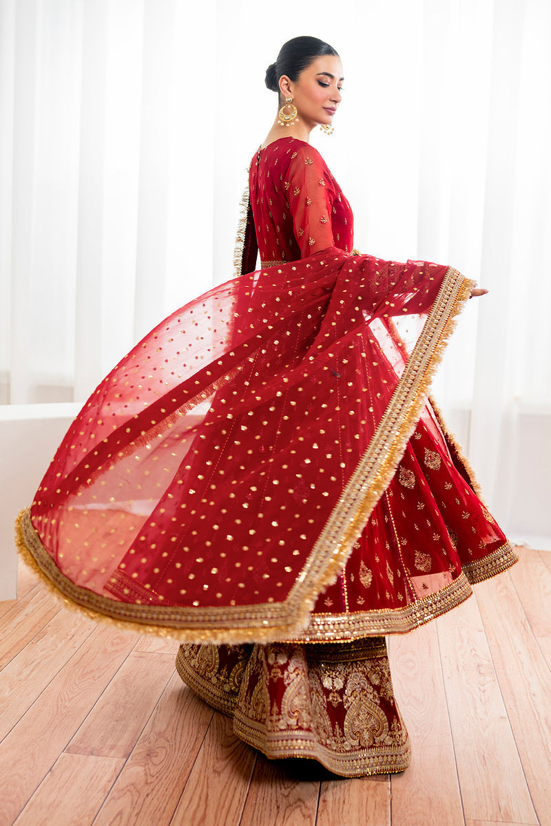 Baroque | Formal Collection | CHIFFON UF-688 by Baroque - Designer Dress - Type: Ladies Clothes - Available at Libayah - 100% Original