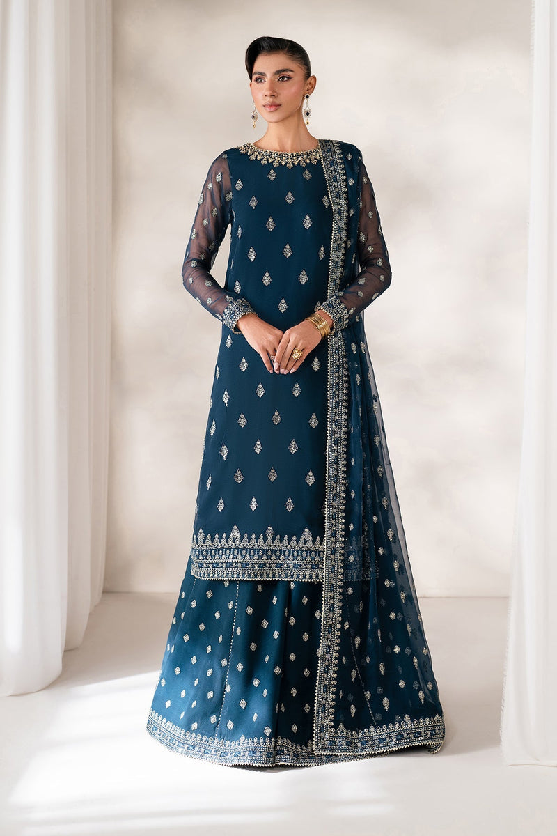 Baroque | Formal Collection | UF-4142 by Baroque - Designer Dress  - Type : Ladies Clothes - Available at Libayah - 100% Original 