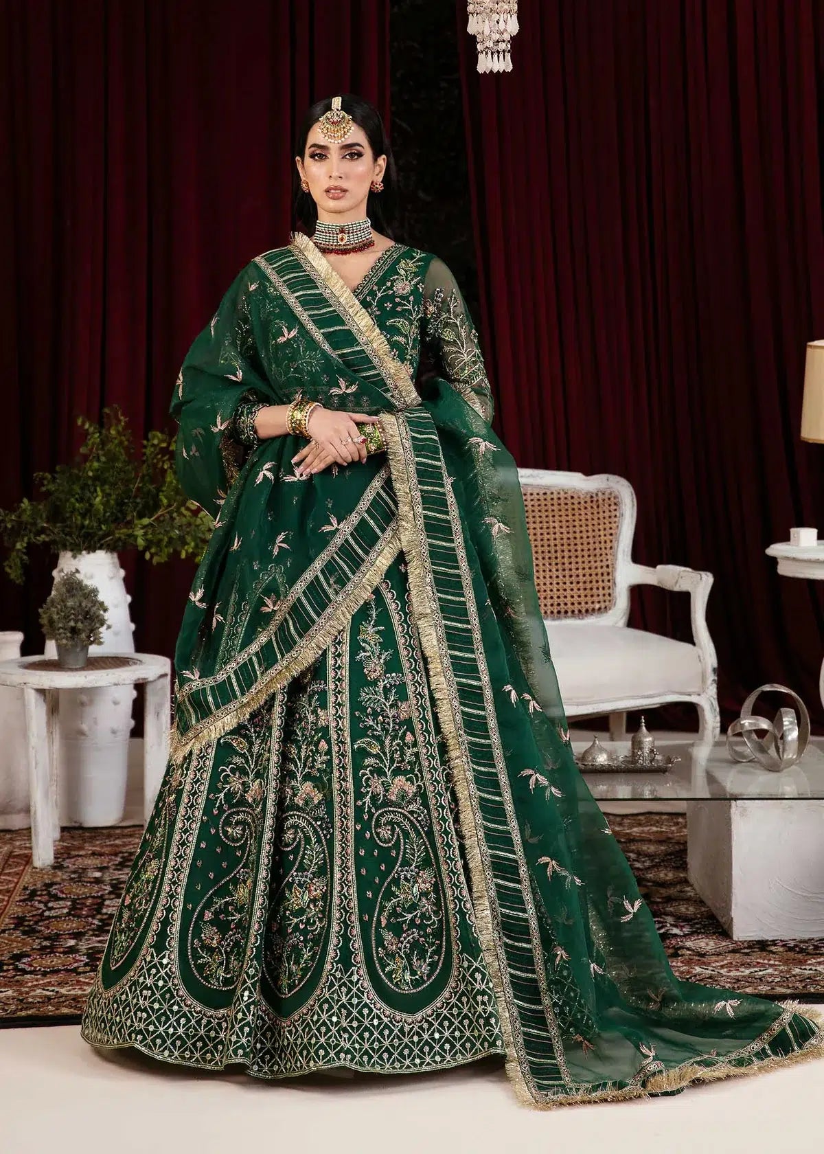 Dastoor | Noor-E-Jahan Wedding Collection 24 | Rawiya by Dastoor - Designer Dress - Type: Ladies Clothes - Available at Libayah - 100% Original