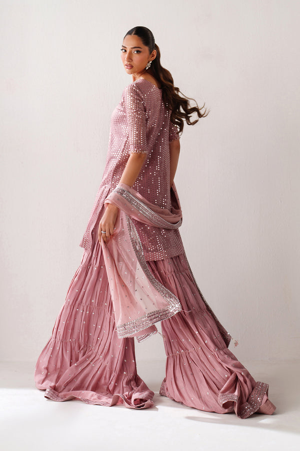 Baroque | Formals Collection | EMBROIDERED CHIFFON UF-4388 by Baroque - Designer Dress  - Type : Ladies Clothes - Available at Libayah - 100% Original 