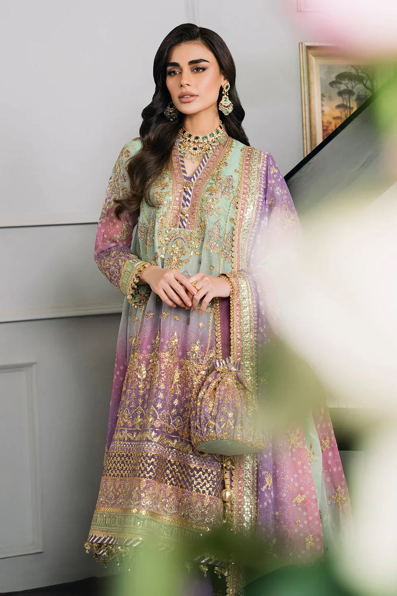 Baroque | Chantelle Embroidered Collection | CH12-08 by Baroque - Designer Dress - Type: Ladies Clothes - Available at Libayah - 100% Original