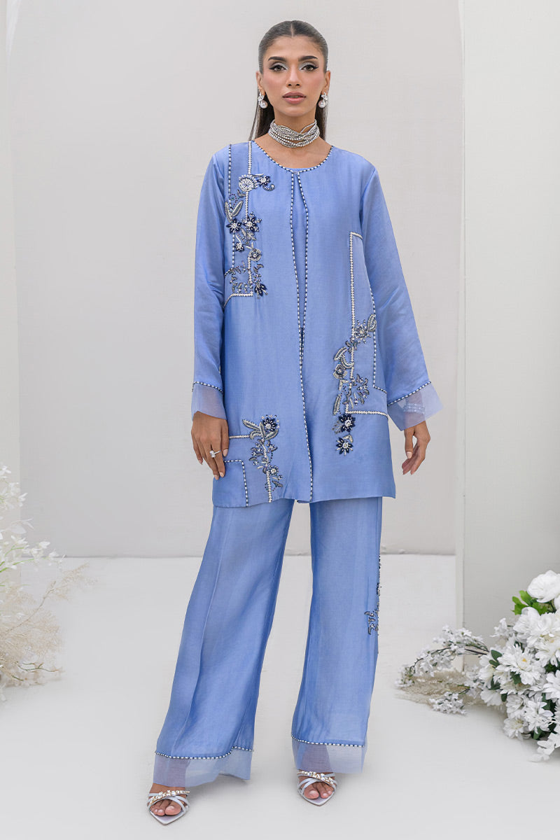 Chic Ophicial | Aarzu Luxe Pret | Moon Light Tiles by Chic Ophicial - Designer Dress  - Type : Ladies Clothes - Available at Libayah - 100% Original 