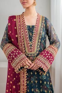 Baroque | Formals Collection | EMBROIDERED CHIFFON UF-689 by Baroque - Designer Dress  - Type : Ladies Clothes - Available at Libayah - 100% Original 
