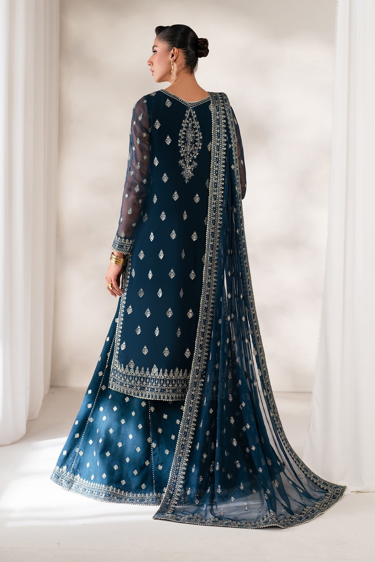 Baroque | Formal Collection | UF-4142 by Baroque - Designer Dress  - Type : Ladies Clothes - Available at Libayah - 100% Original 