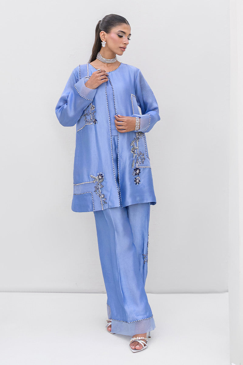 Chic Ophicial | Aarzu Luxe Pret | Moon Light Tiles by Chic Ophicial - Designer Dress  - Type : Ladies Clothes - Available at Libayah - 100% Original 