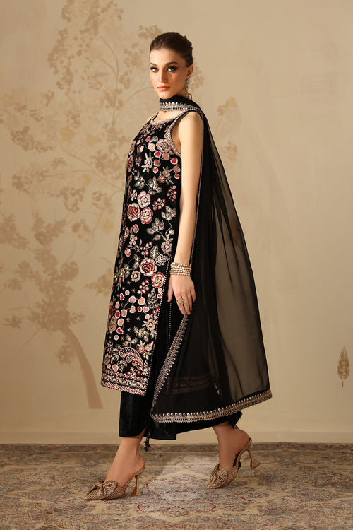 Baroque | Velvet 25 | UF-4312 by Baroque - Designer Dress  - Type : Ladies Clothes - Available at Libayah - 100% Original 