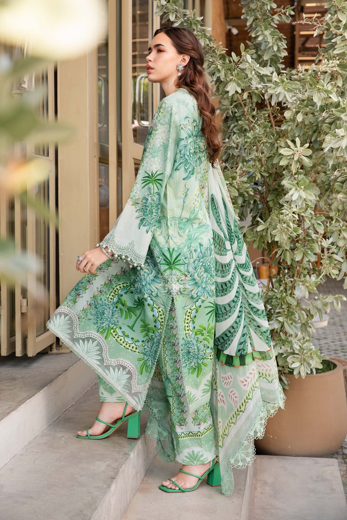 Maria B | M Prints 25 | MPT-2514-A by Maria B - Designer Dress - Type: Ladies Clothes - Available at Libayah - 100% Original