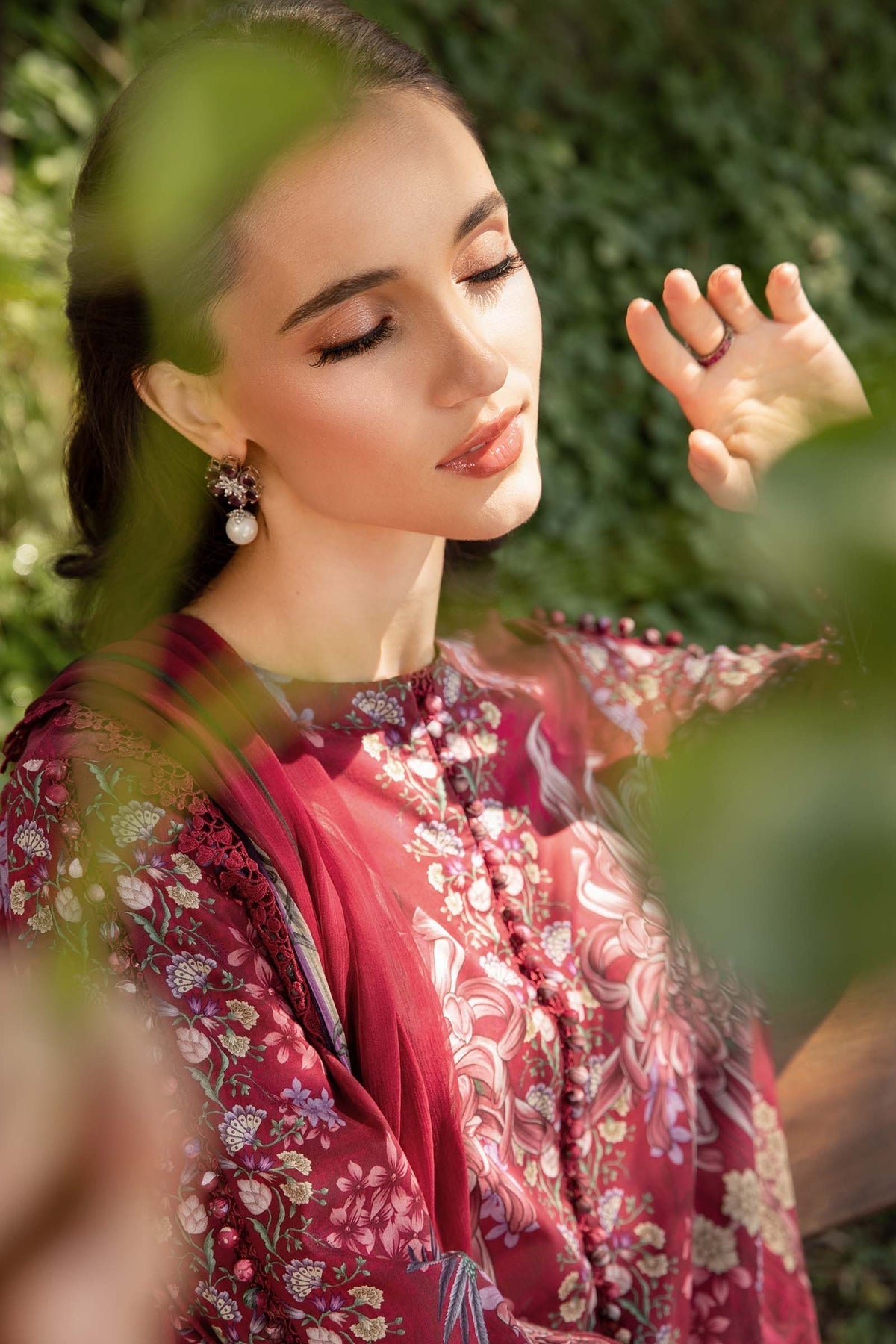 Maria B | M Prints 25 | MPT-2514-B by Maria B - Designer Dress - Type: Ladies Clothes - Available at Libayah - 100% Original