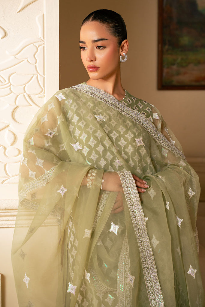 Cross Stitch | Luxe Atelier 25 | MINTED SAGE by Cross Stitch - Designer Dress - Type: Ladies Clothes - Available at Libayah - 100% Original