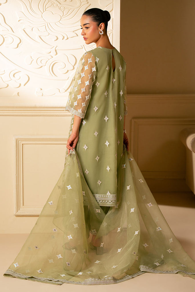 Cross Stitch | Luxe Atelier 25 | MINTED SAGE by Cross Stitch - Designer Dress - Type: Ladies Clothes - Available at Libayah - 100% Original