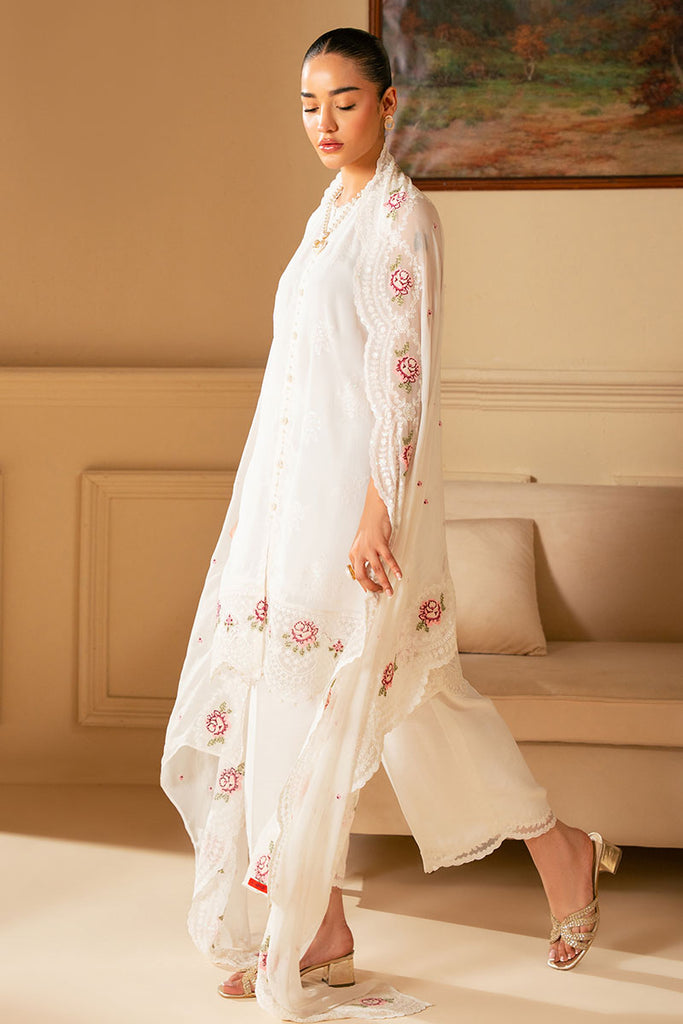 Cross Stitch | Luxe Atelier 25 | WHITE WHISPER by Cross Stitch - Designer Dress - Type: Ladies Clothes - Available at Libayah - 100% Original