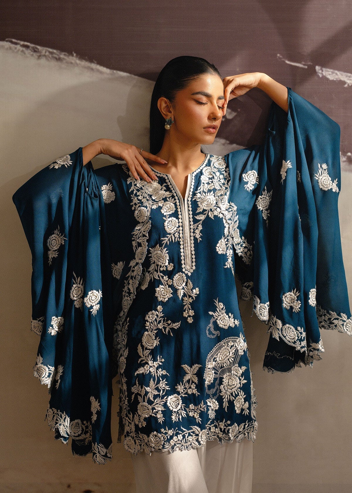 Mahgul | Eye of Cemal | Sapphire Sands by Mahgul - Designer Dress - Type: Ladies Clothes - Available at Libayah - 100% Original