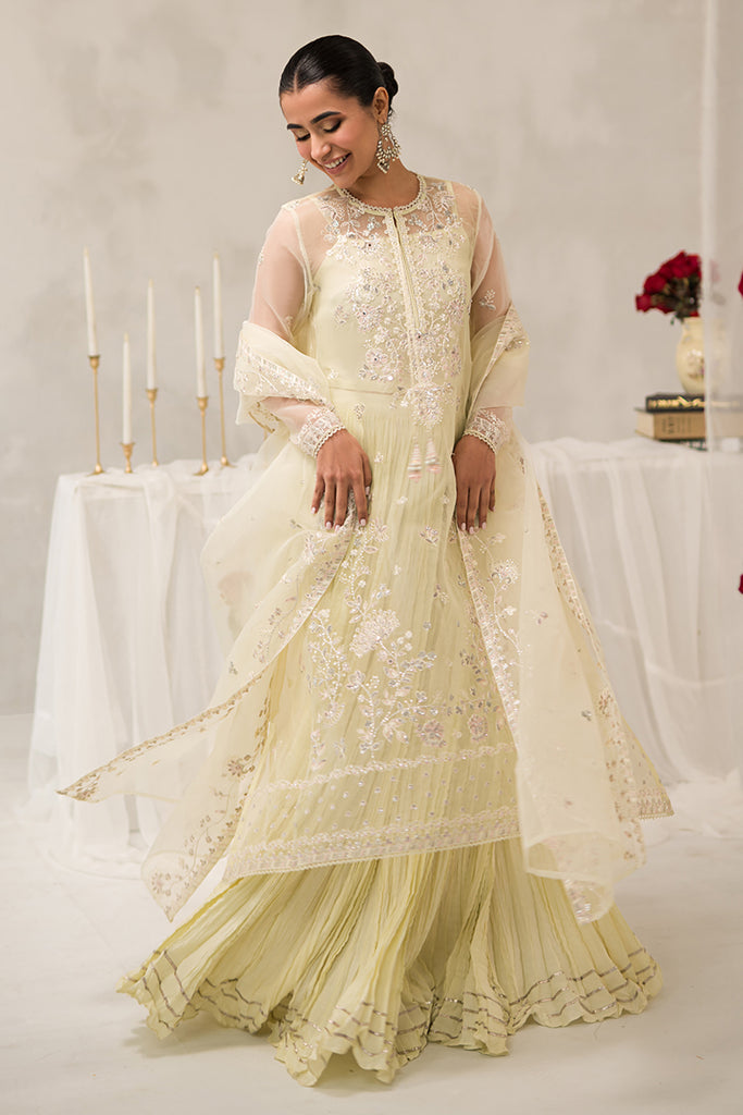 Cross Stitch | Luxe Atelier 24 | PEARL MIST by Cross Stitch - Designer Dress - Type: Ladies Clothes - Available at Libayah - 100% Original