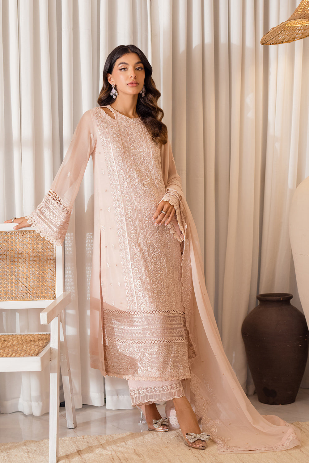 Azure | Ensembles Embroidered Formals | Rosy Glow by Azure - Designer Dress - Type: Ladies Clothes - Available at Libayah - 100% Original