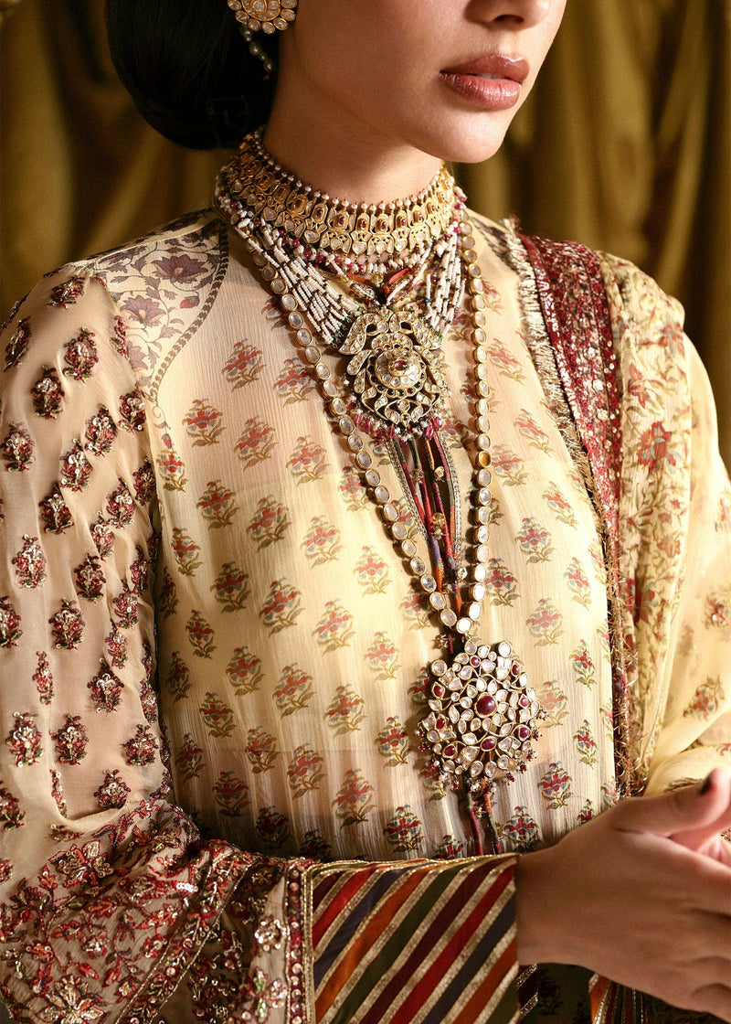 Hussain Rehar | Luxury Pret AW 25 | Marigale by Hussain Rehar - Designer Dress  - Type : Ladies Clothes - Available at Libayah - 100% Original 