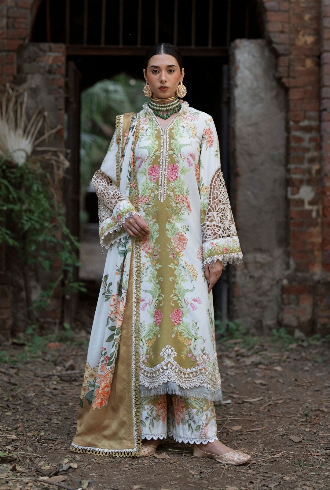 AJR Couture | Sard Sham | Gulrukh by AJR Couture - Designer Dress - Type : Ladies Clothes - Available at Libayah - 100% Original 