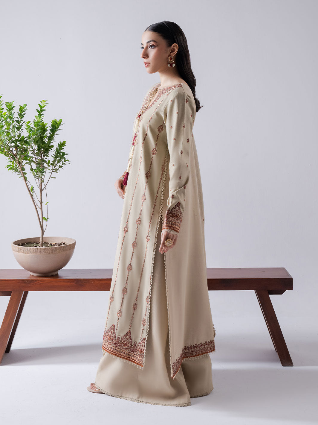 Faiza Faisal | Winter Edit 2024 | KYRA by Faiza Faisal - Designer Dress - Type: Ladies Clothes - Available at Libayah - 100% Original