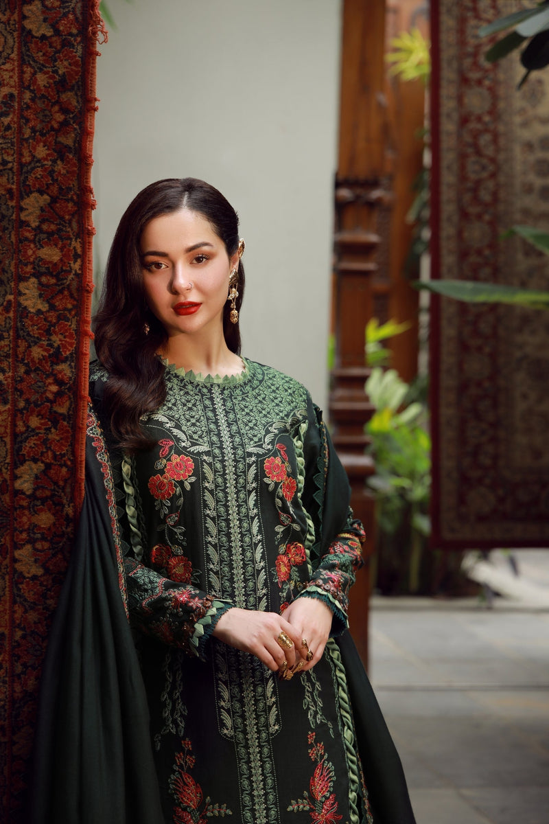 Maryam Hussain | Winter Shawl 25 | Almas by Maryam Hussain - Designer Dress - Type : Ladies Clothes - Available at Libayah - 100% Original 