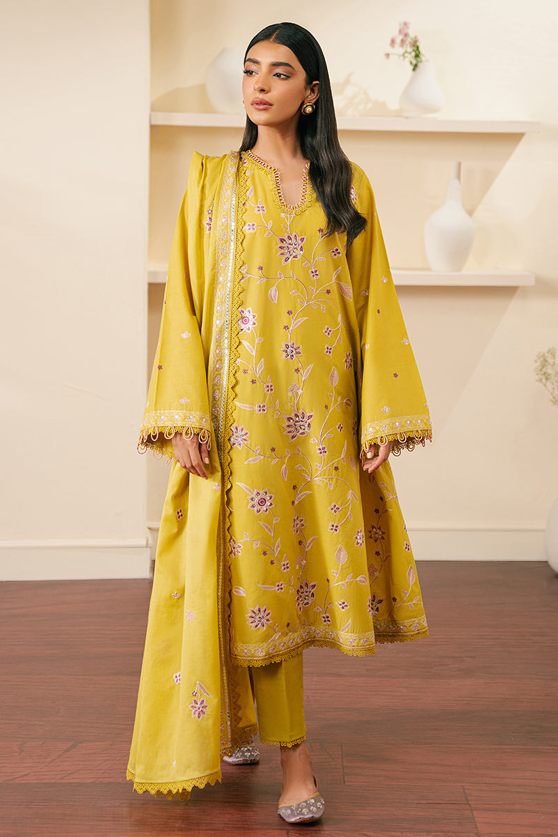 Cross Stitch | Embroidered Lawn Mahiri 24 | ORCHID MOSS by Cross Stitch - Designer Dress - Type: Luxury - Available at Libayah - 100% Original