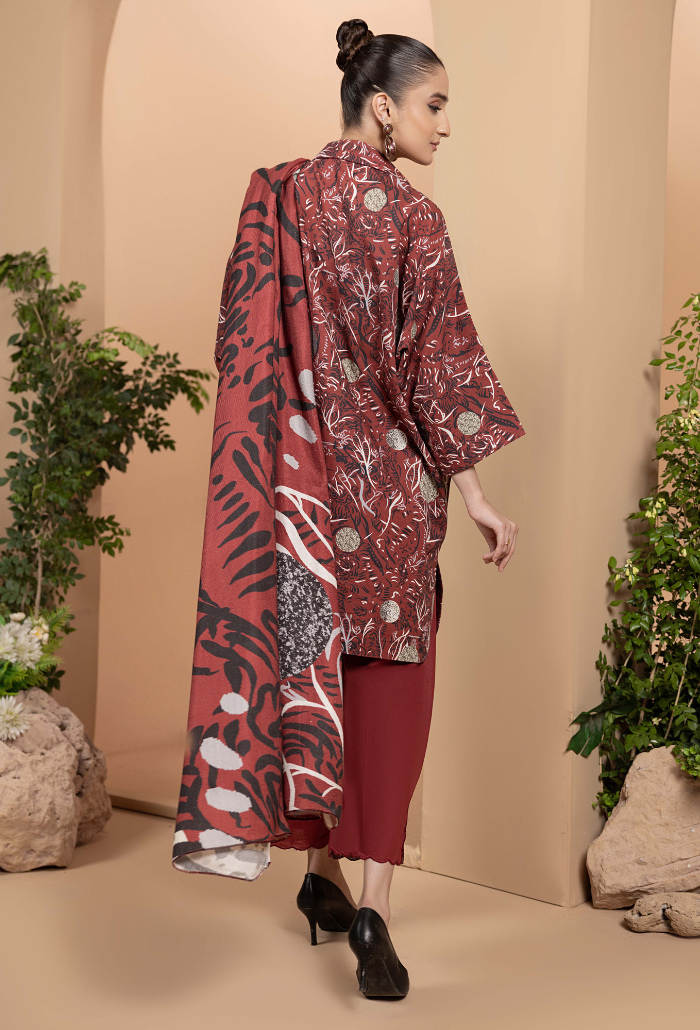 Humdum | Zara Winter 24 | Zara - D02 by HumDum - Designer Dress - Type: Casuals - Available at Libayah - 100% Original