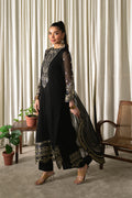 Neeshay | Ready to Wear Chiffon | RTW-CHFN-03 Black by Neeshay - Designer Dress  - Type : Ladies Clothes - Available at Libayah - 100% Original 