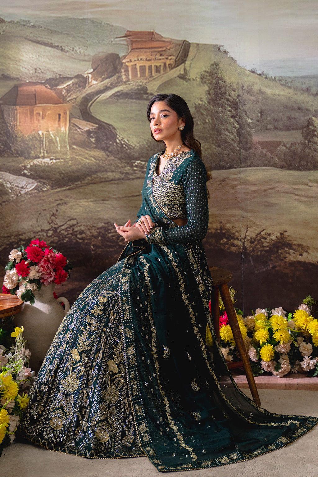 Neeshay | Dastaan Formals 25 | Shahnoor by Neeshay - Designer Dress  - Type : Ladies Clothes - Available at Libayah - 100% Original 