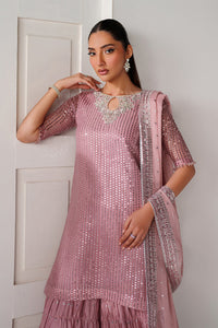 Baroque | Formals Collection | EMBROIDERED CHIFFON UF-4388 by Baroque - Designer Dress  - Type : Ladies Clothes - Available at Libayah - 100% Original 