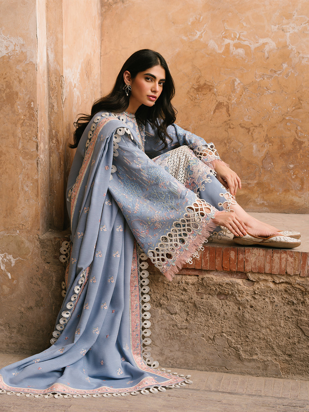 Bin Ilyas | Gulabi Baagh Winter 24 | 151 B by Bin Ilyas - Designer Dress - Type: Ladies Clothes - Available at Libayah - 100% Original