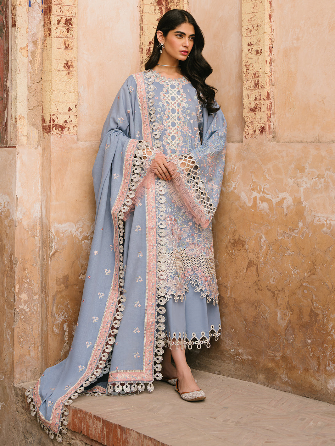 Bin Ilyas | Gulabi Baagh Winter 24 | 151 B by Bin Ilyas - Designer Dress - Type: Ladies Clothes - Available at Libayah - 100% Original