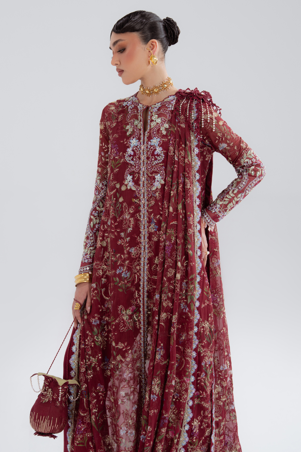 Soraya | Silk Edit 26 | Saaz by Soraya - Designer Dress  - Type : Ladies Clothes - Available at Libayah - 100% Original 