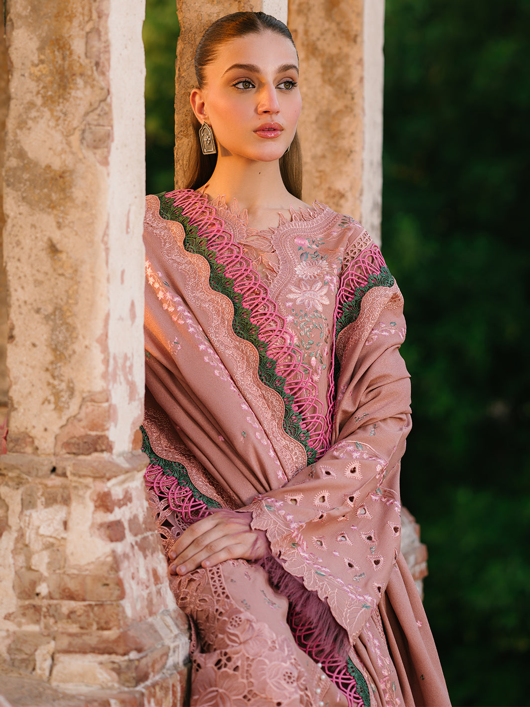 Bin Ilyas | Gulabi Baagh Winter 24 | 152 A by Bin Ilyas - Designer Dress - Type: Ladies Clothes - Available at Libayah - 100% Original
