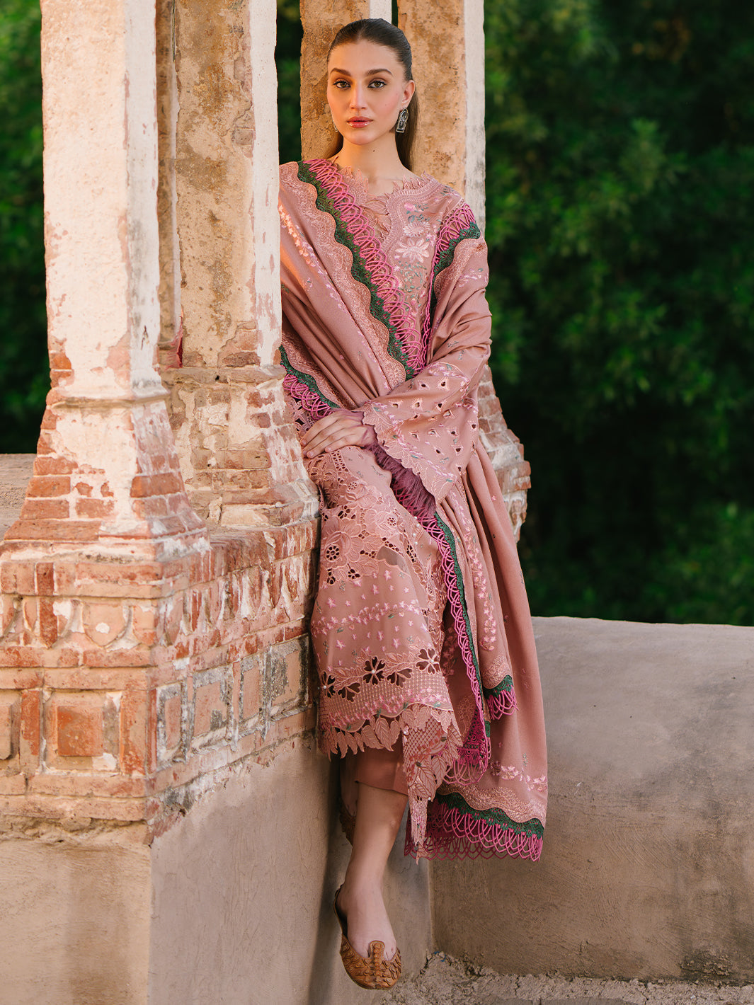 Bin Ilyas | Gulabi Baagh Winter 24 | 152 A by Bin Ilyas - Designer Dress - Type: Ladies Clothes - Available at Libayah - 100% Original