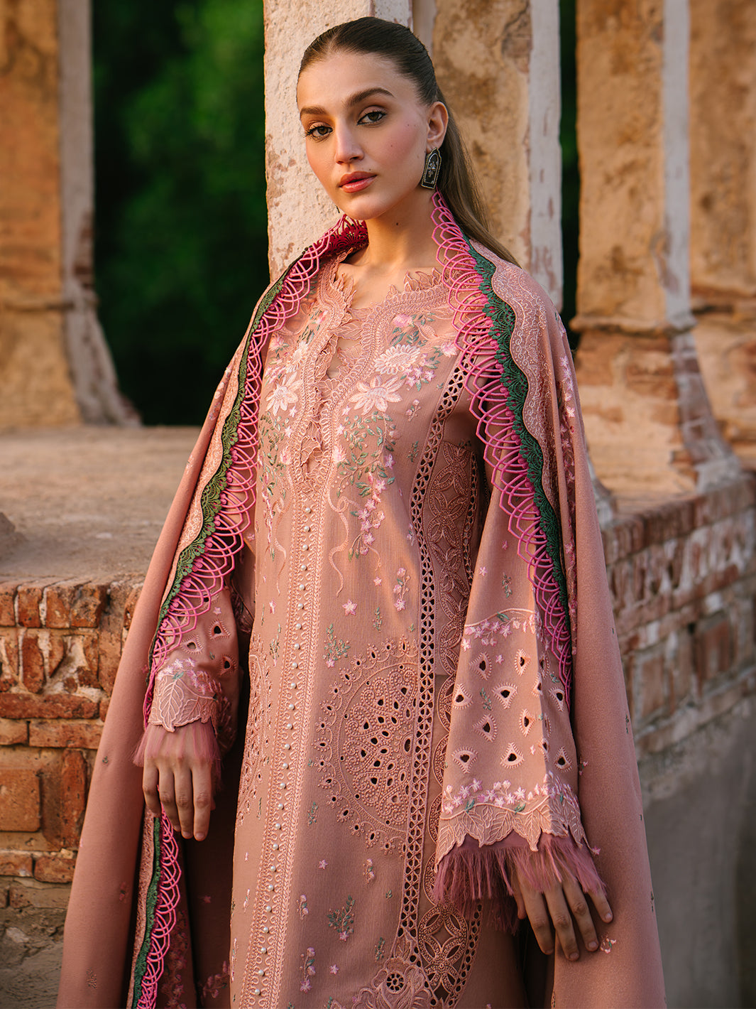 Bin Ilyas | Gulabi Baagh Winter 24 | 152 A by Bin Ilyas - Designer Dress - Type: Ladies Clothes - Available at Libayah - 100% Original