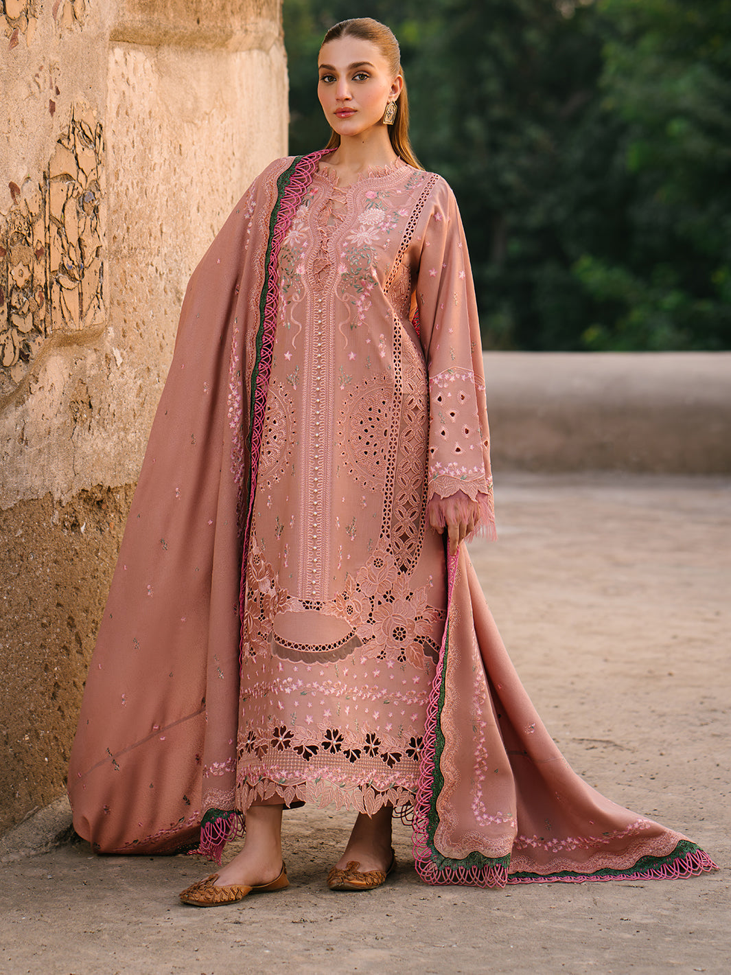 Bin Ilyas | Gulabi Baagh Winter 24 | 152 A by Bin Ilyas - Designer Dress - Type: Ladies Clothes - Available at Libayah - 100% Original