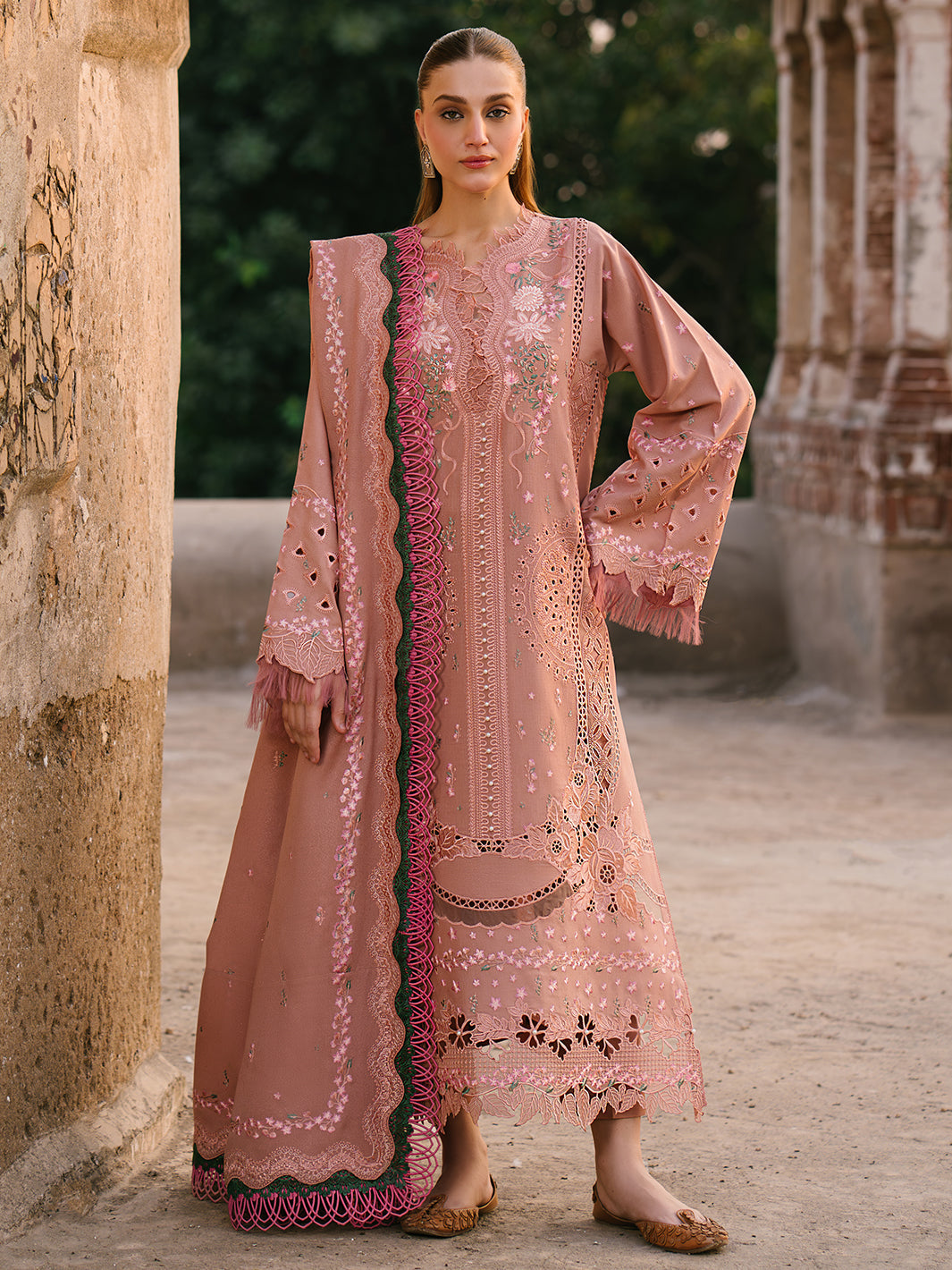 Bin Ilyas | Gulabi Baagh Winter 24 | 152 A by Bin Ilyas - Designer Dress - Type: Ladies Clothes - Available at Libayah - 100% Original