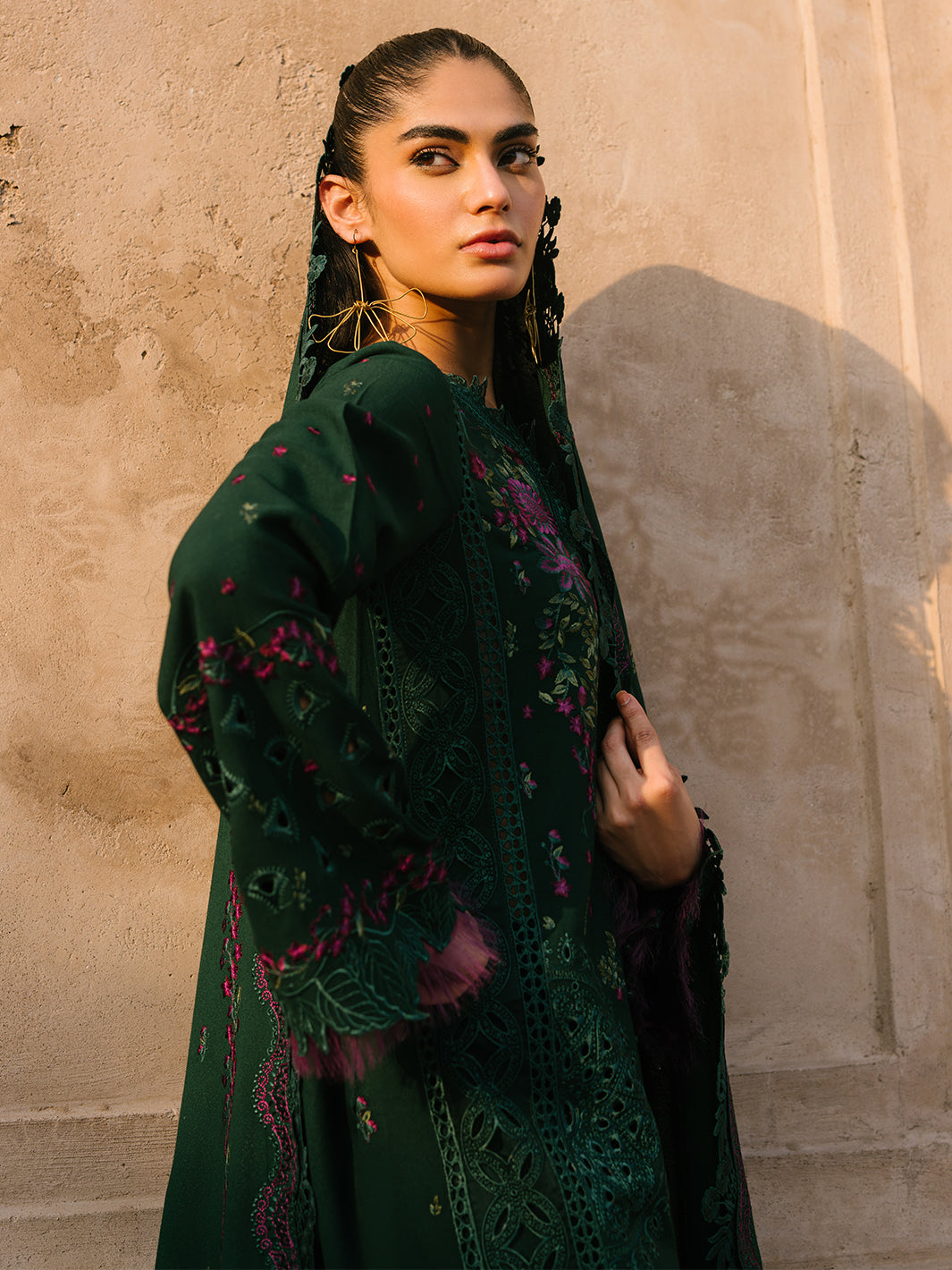 Bin Ilyas | Gulabi Baagh Winter 24 | 152 B by Bin Ilyas - Designer Dress - Type: Ladies Clothes - Available at Libayah - 100% Original