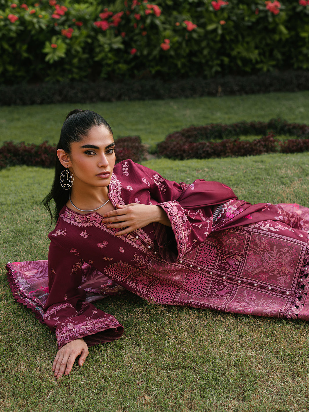 Bin Ilyas | Gulabi Baagh Winter 24 | 153 B by Bin Ilyas - Designer Dress - Type: Ladies Clothes - Available at Libayah - 100% Original