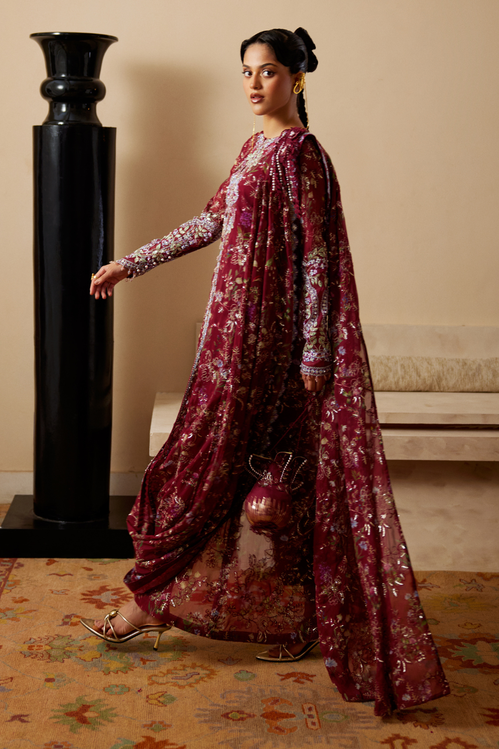 Soraya | Silk Edit 26 | Saaz by Soraya - Designer Dress  - Type : Ladies Clothes - Available at Libayah - 100% Original 
